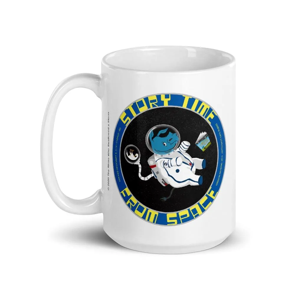 Story Time From Space Rhino Mug