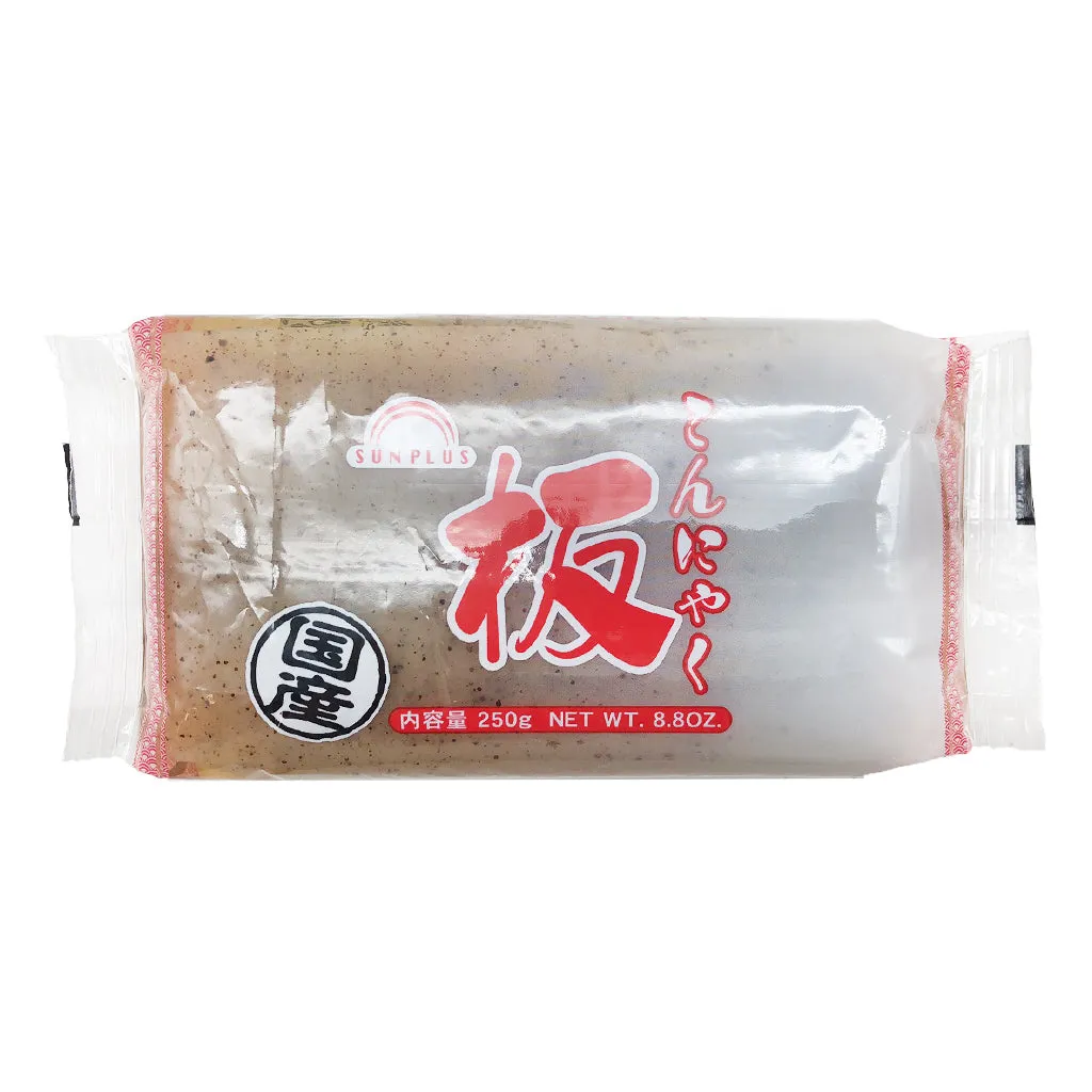 Sun Plus Ito Konnyaku Kuro Yam Paste 250g ~ Sun Plus 魔芋块 250g