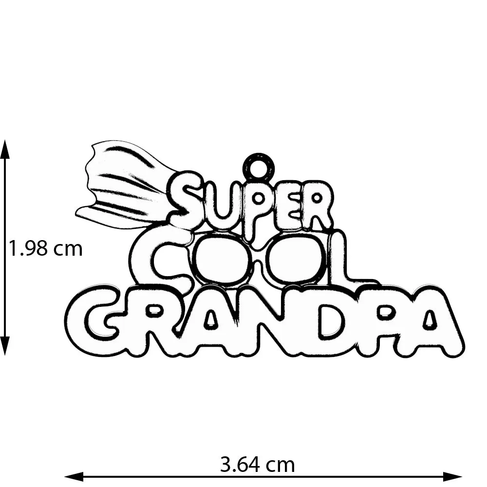 Super Cool Grandpa Necklace