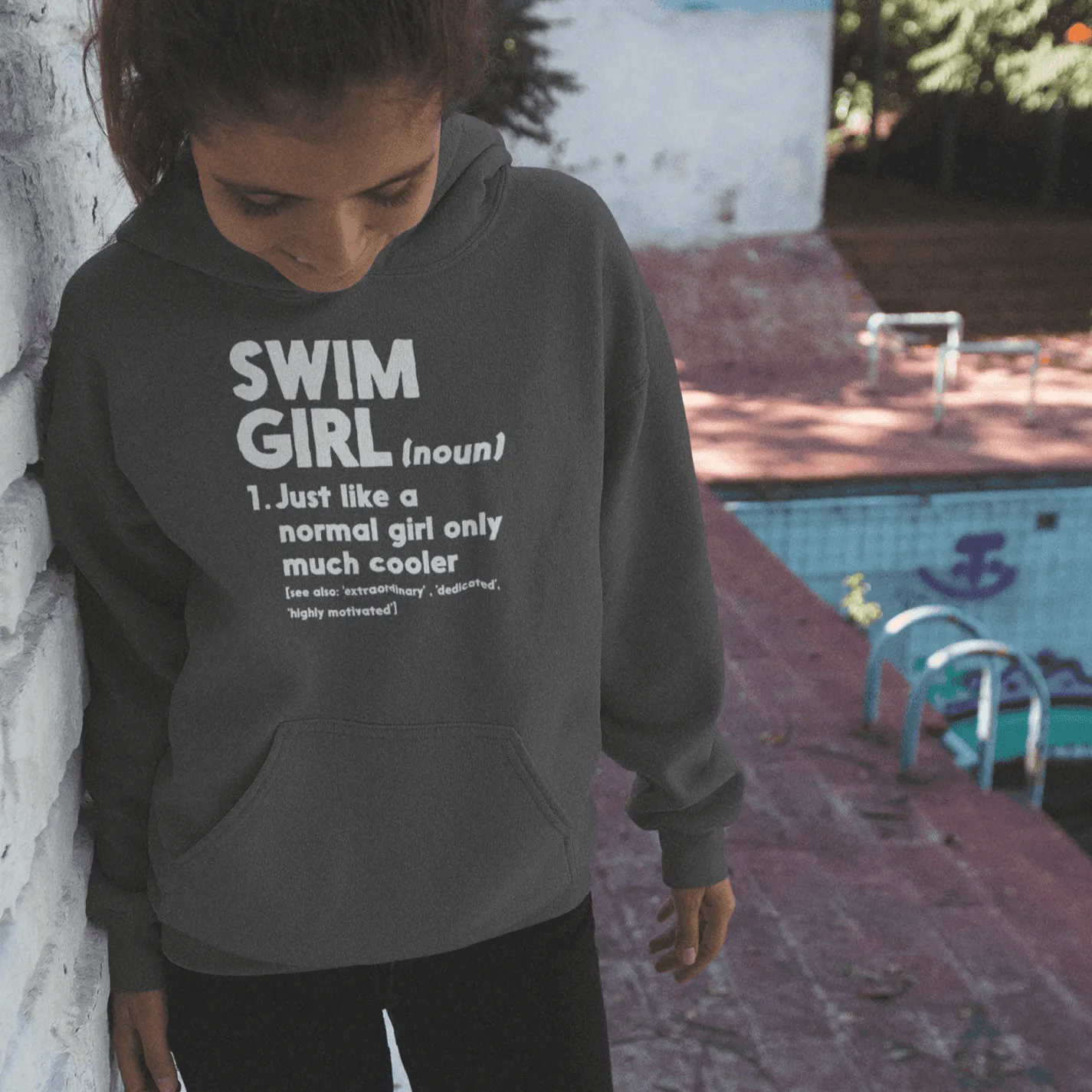 Swim Girl Definition Normal Only Cooler Staple Hoodie
