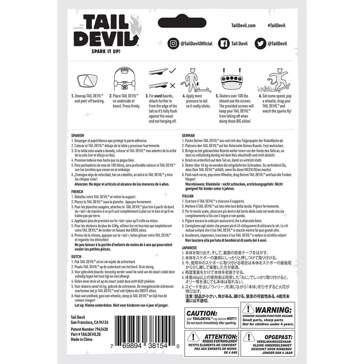 Tail Devil - Spark Plate