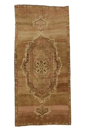 'Teddy' Turkish Vintage Area Rug - 6'1'' x 12'