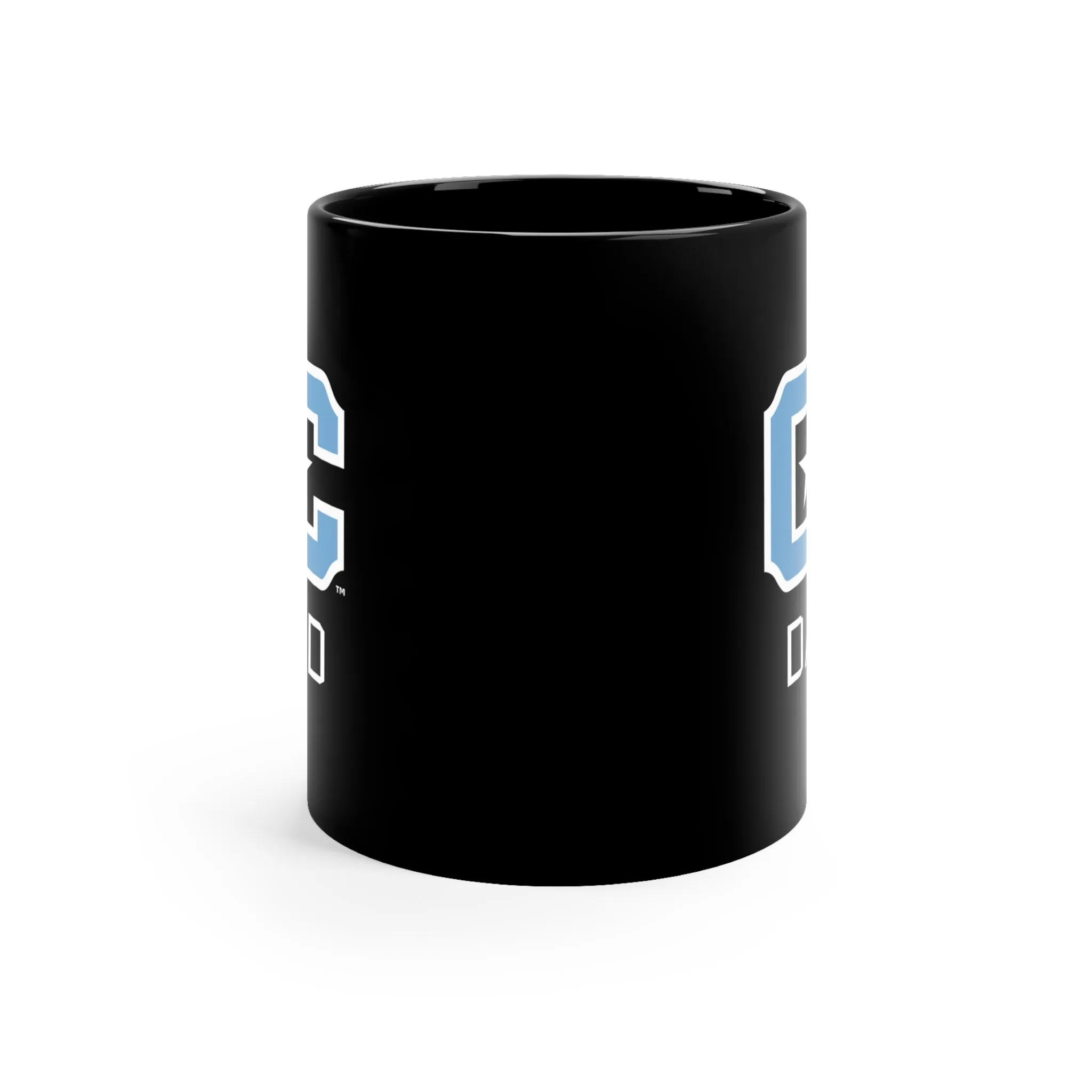 The Citadel Block C Logo, Sports Dad, Black Mug, 11oz