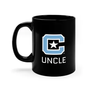 The Citadel Block C Logo, Sports, Uncle, Black Mug, 11oz