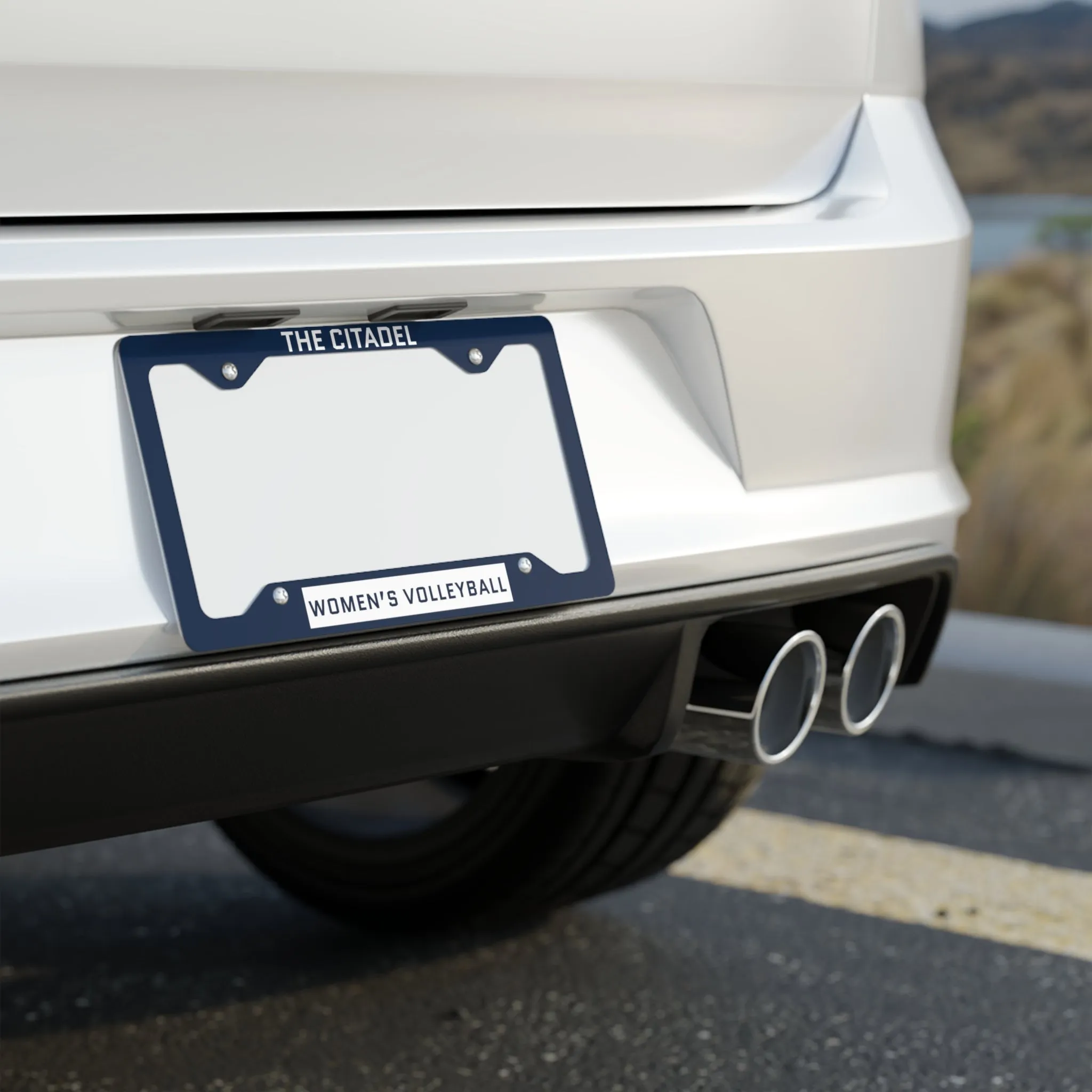 The Citadel,  Women's Volleyball License Plate Frame