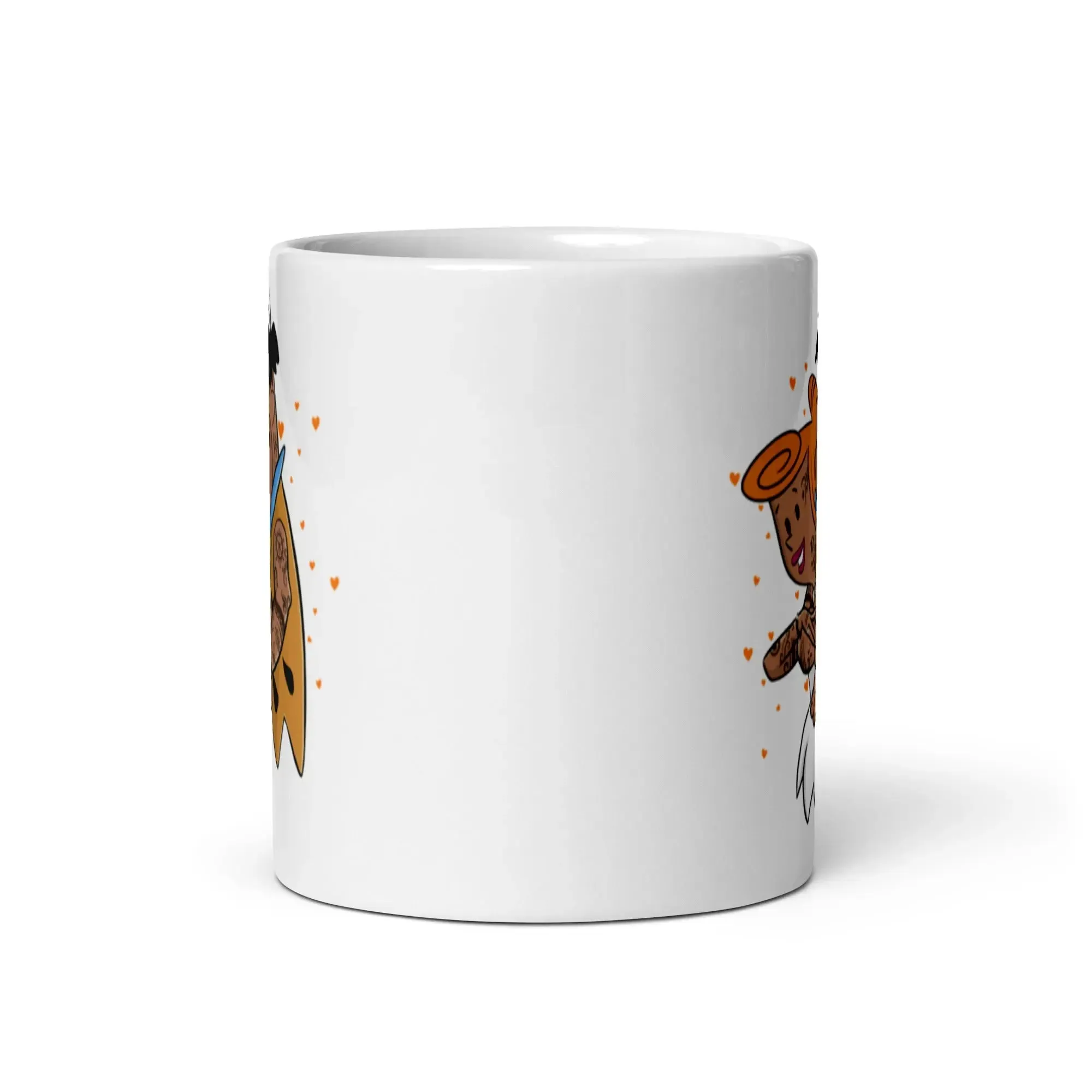 The Flintstone Heartrock Glossy Mug