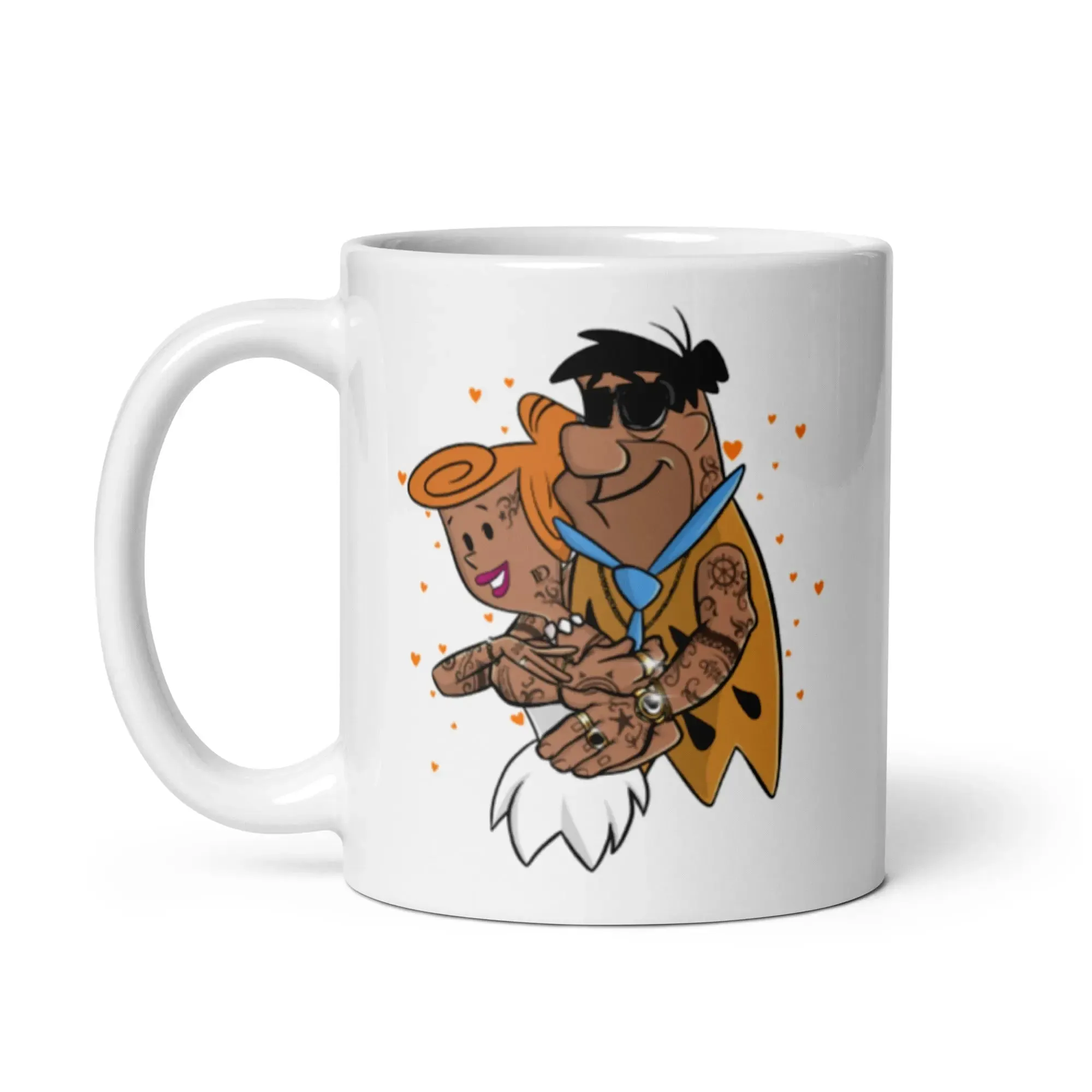 The Flintstone Heartrock Glossy Mug