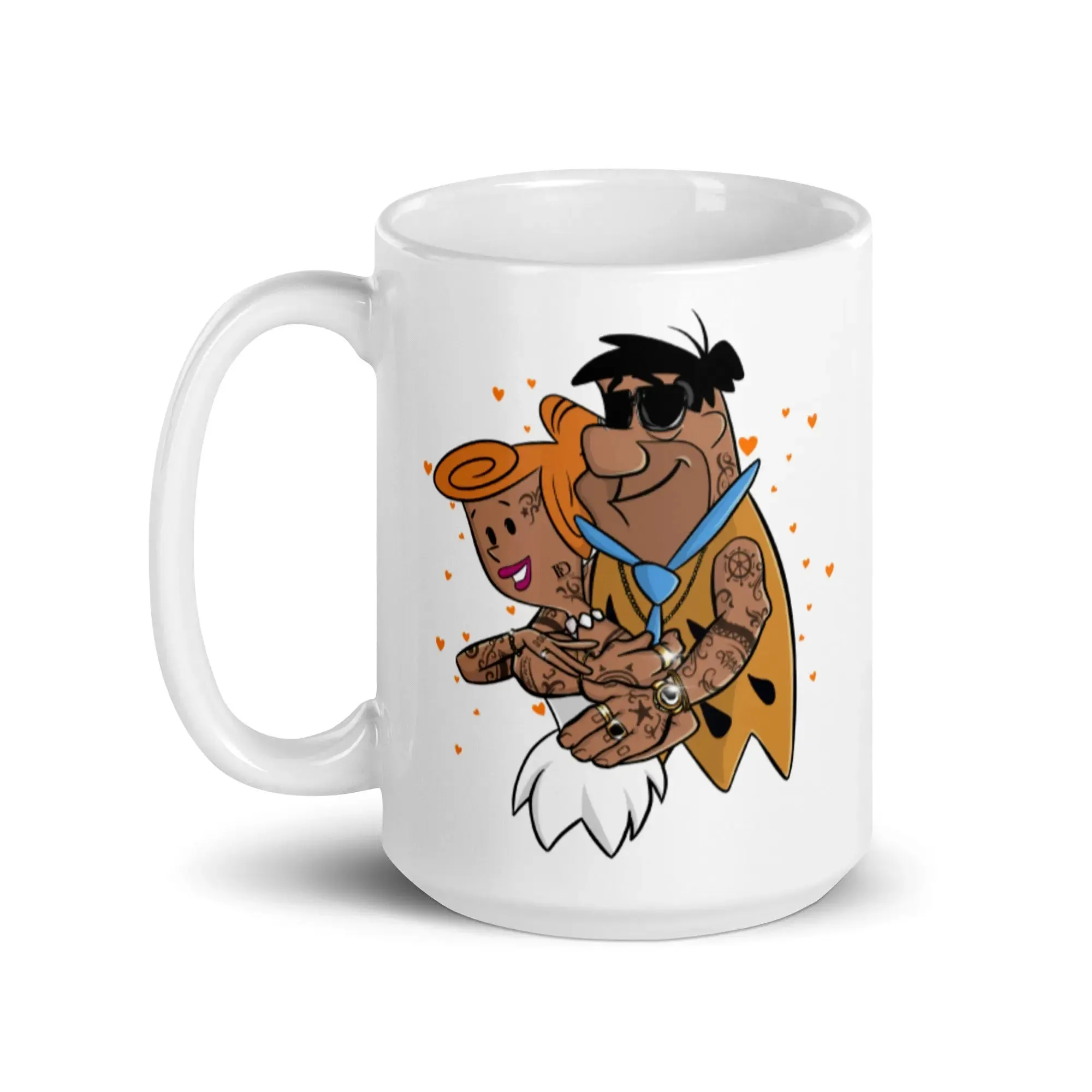 The Flintstone Heartrock Glossy Mug
