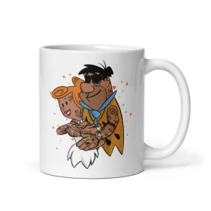 The Flintstone Heartrock Glossy Mug