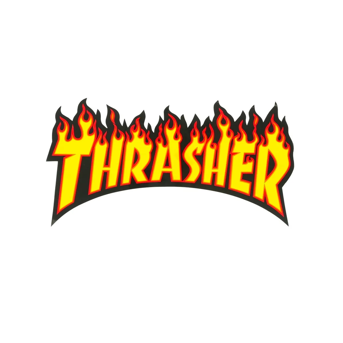 Thrasher - Flame Logo 10" Sticker