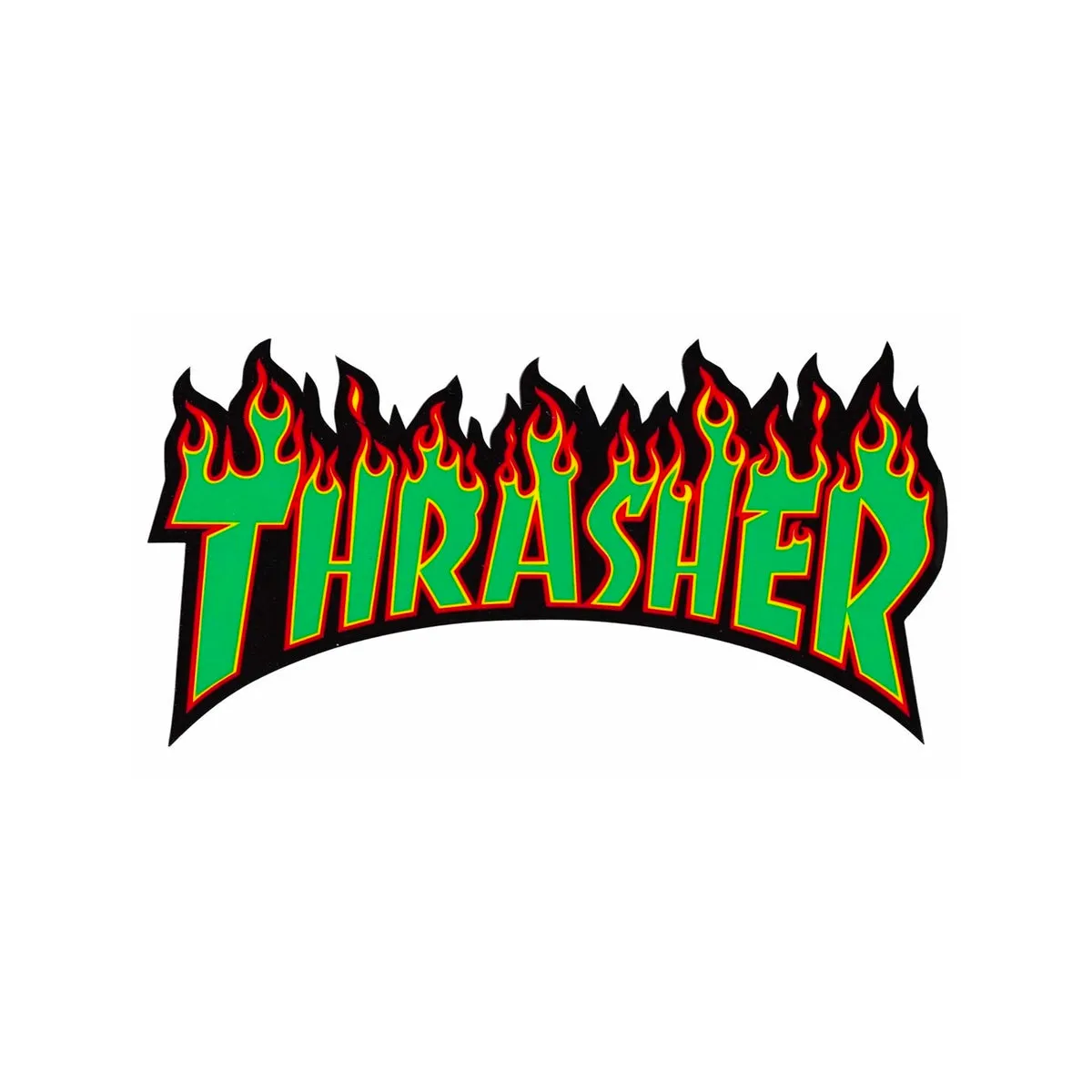 Thrasher - Flame Logo 10" Sticker