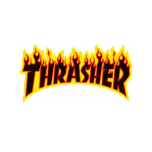 Thrasher - Flame Logo 10" Sticker