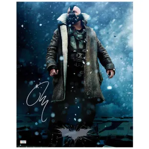 Tom Hardy Autographed 2012 The Dark Knight Rises Batmobile Tumbler 16x20 Photo