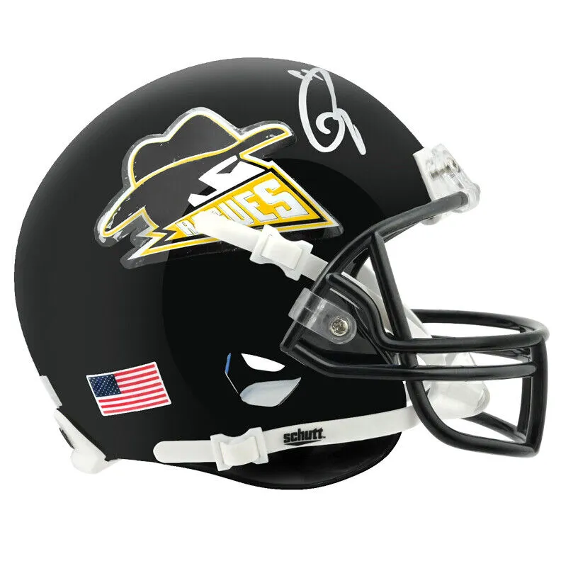 Tom Hardy Autographed 2012 The Dark Knight Rises Gotham Rouges Mini-Helmet