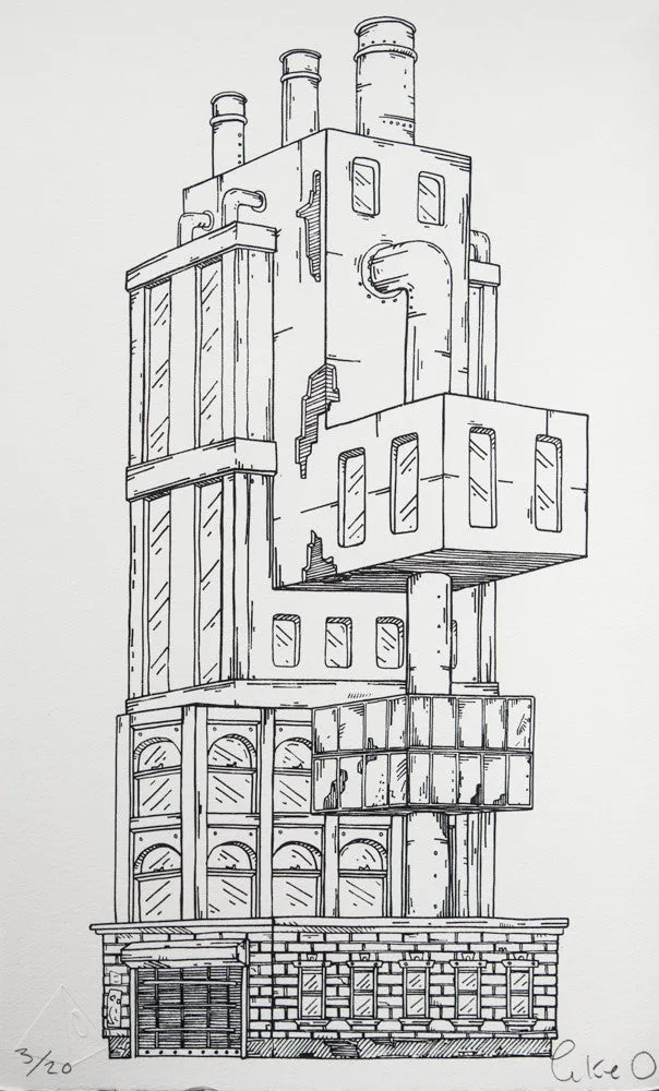 Trapdoor Tower - Unframed