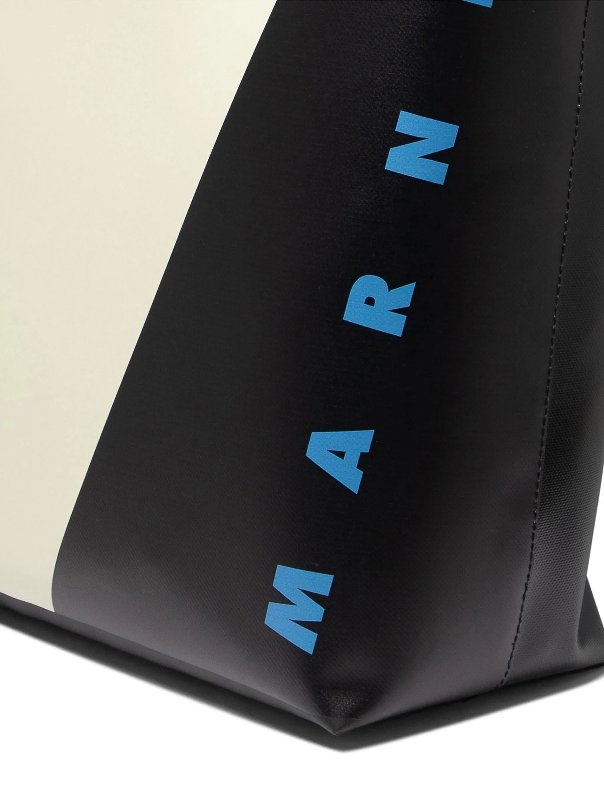 Tribeca Shopper with Marni Tag in Black/White