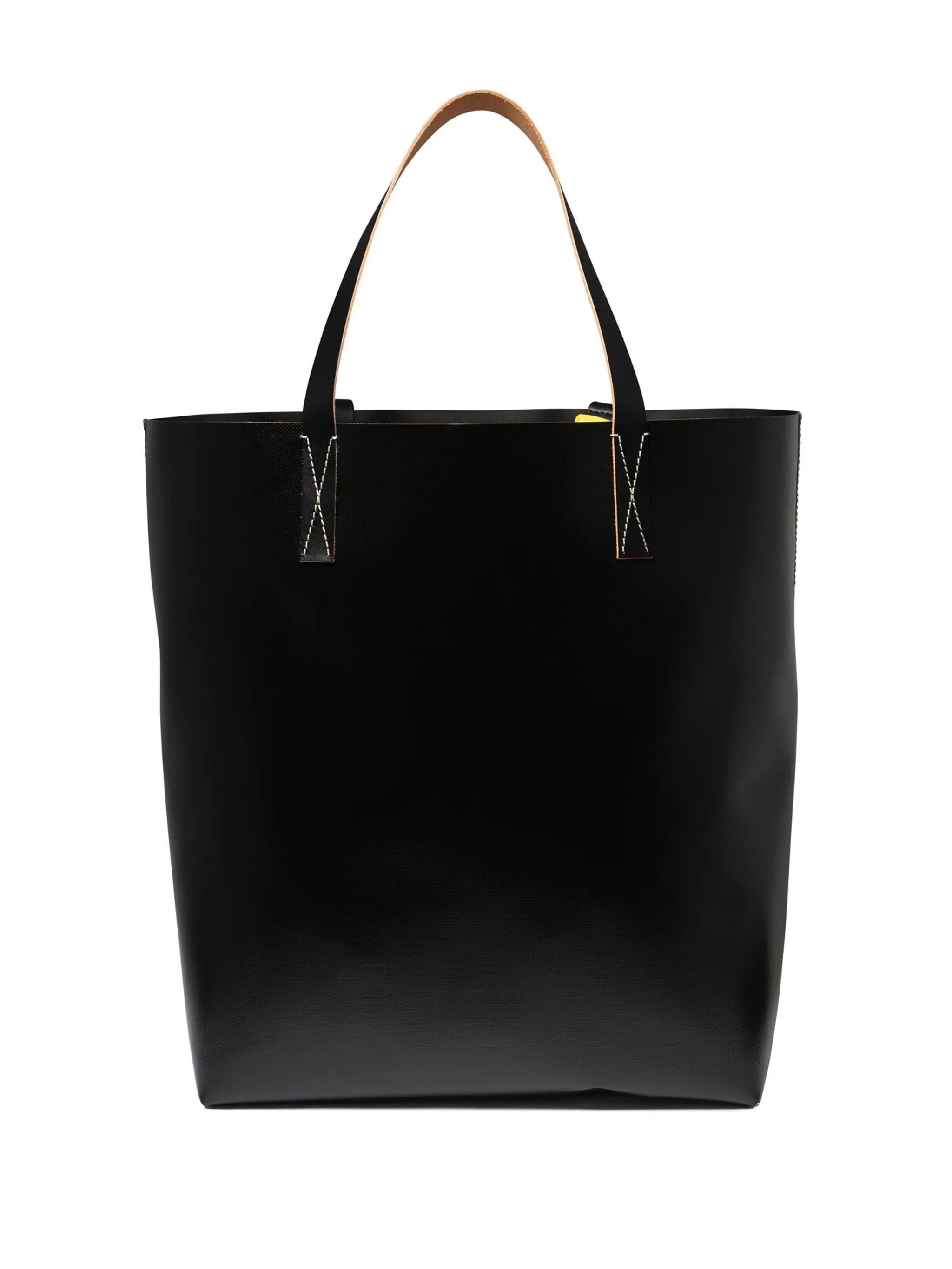 Tribeca Shopper with Marni Tag in Black/White