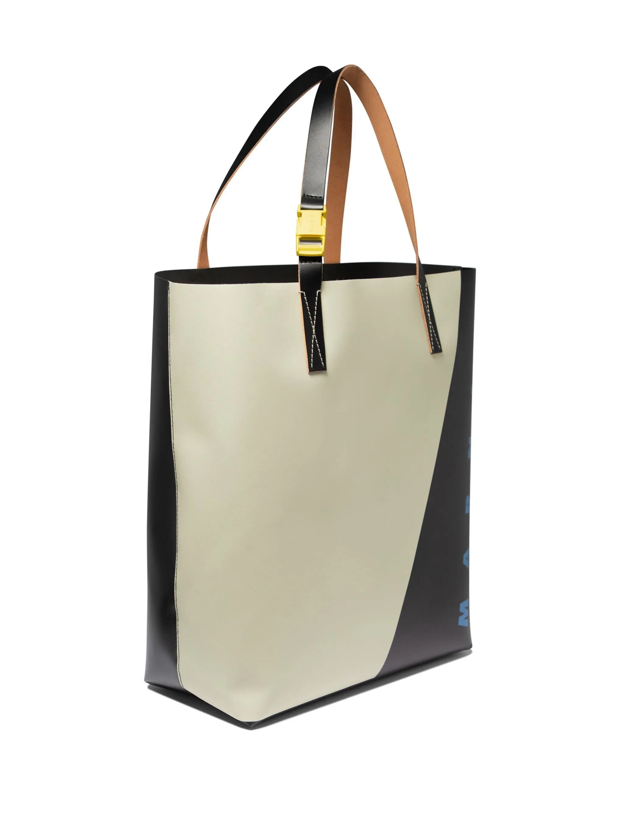 Tribeca Shopper with Marni Tag in Black/White
