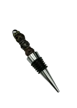 Triple Mixed Metal Wine Stopper