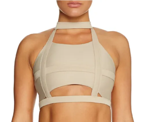Truant - CAMEL - High Neck Bikini Top
