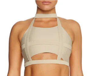 Truant - CAMEL - High Neck Bikini Top