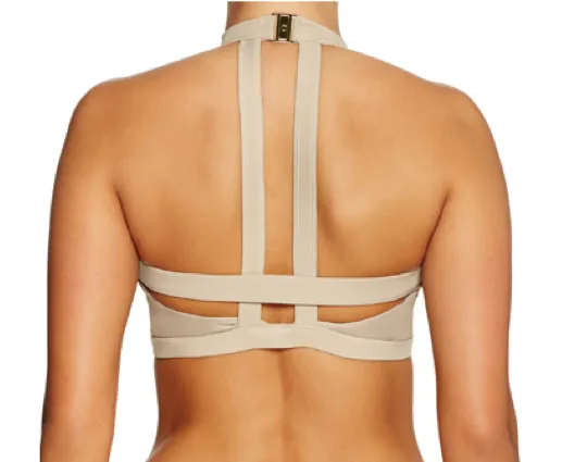 Truant - CAMEL - High Neck Bikini Top