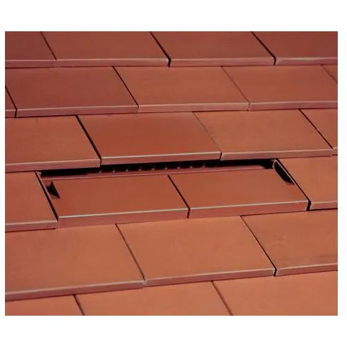 Ubbink UB8 In-line Plain Tile Vent - Terracotta