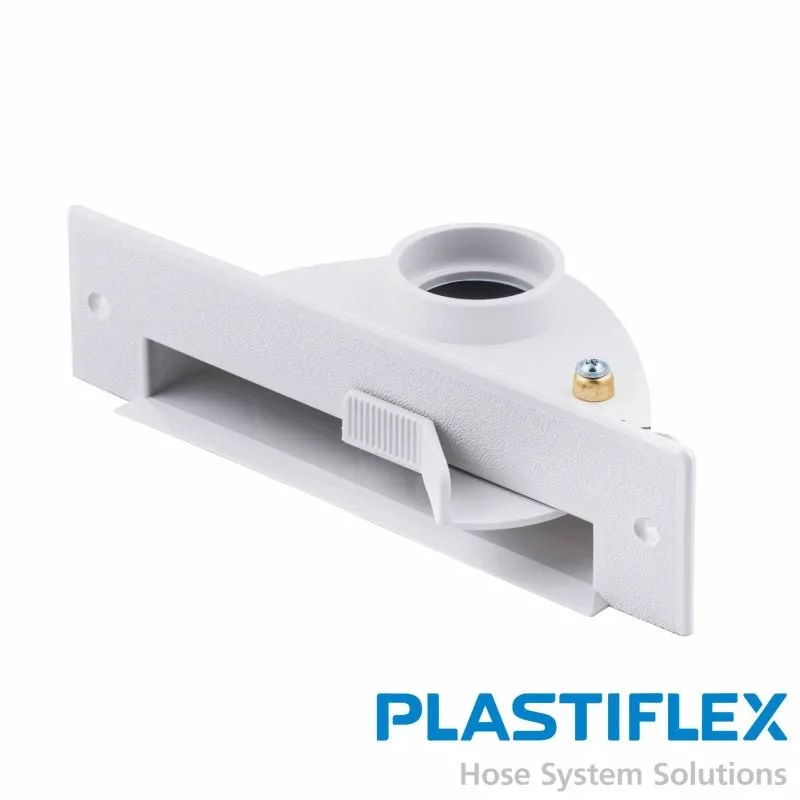 Vacpan Sweep Inlet - Sleek White Flush Mount