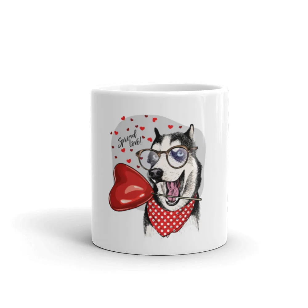 Valentine's Dog Mug