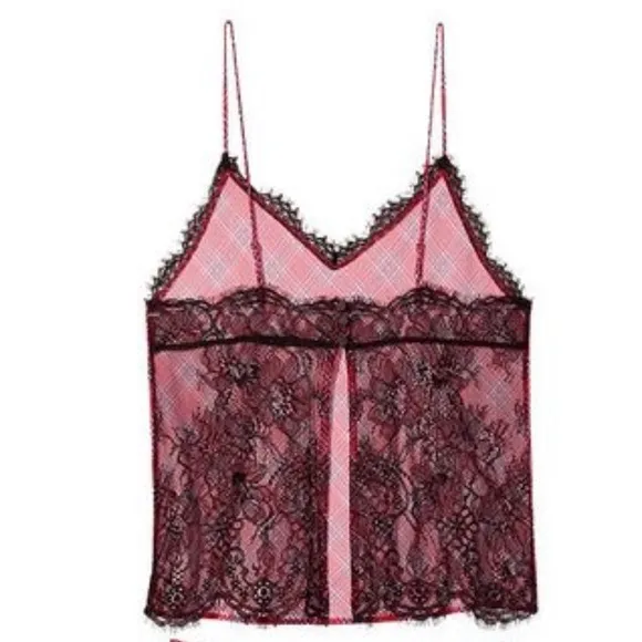 Victoria's SecretStretch Satin Lace Back Cami