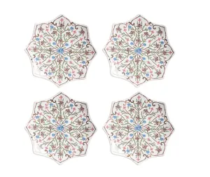 Villa Seville Scalloped Side/ Cocktail Plate Set/4