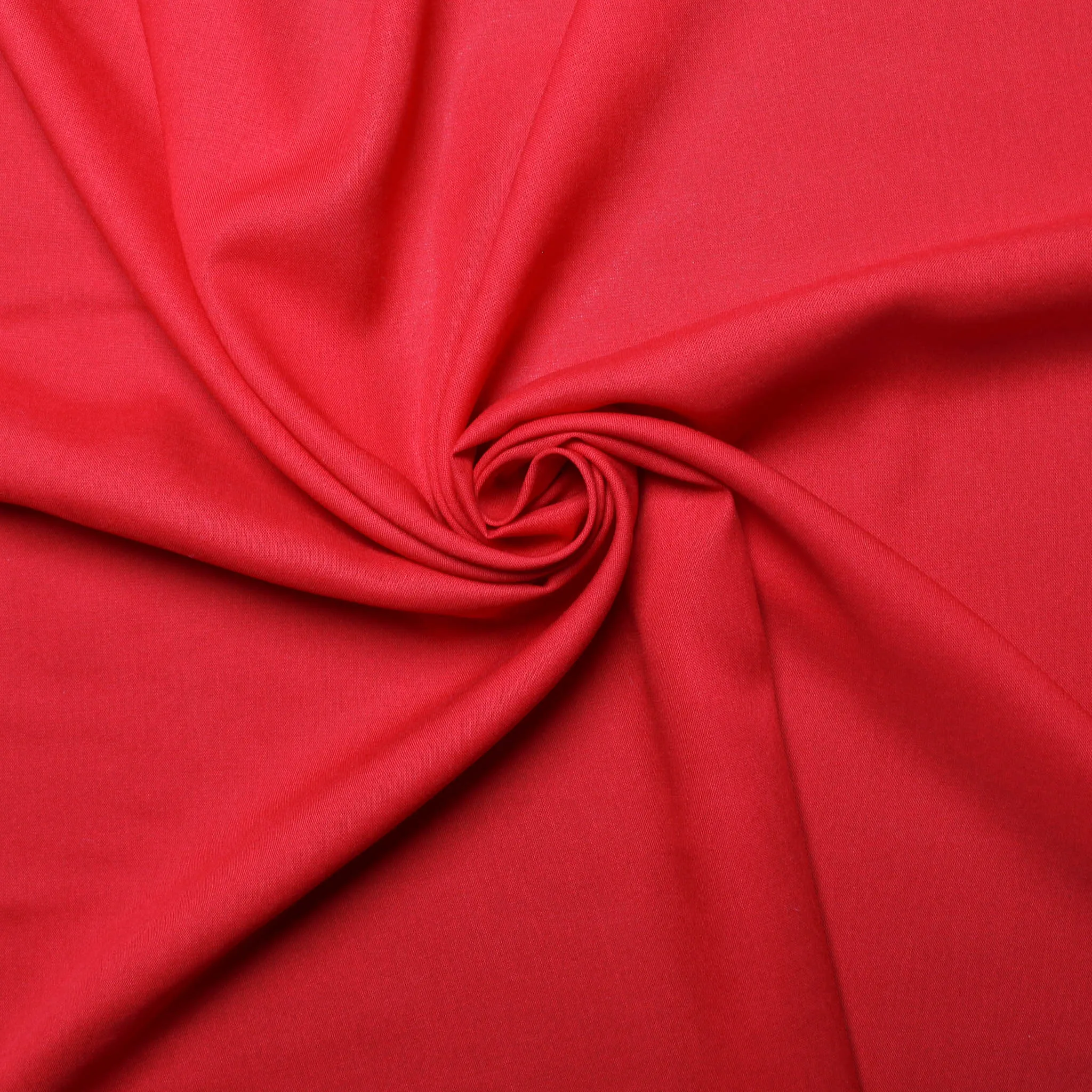 Viscose Challis Fabric - Peach and red