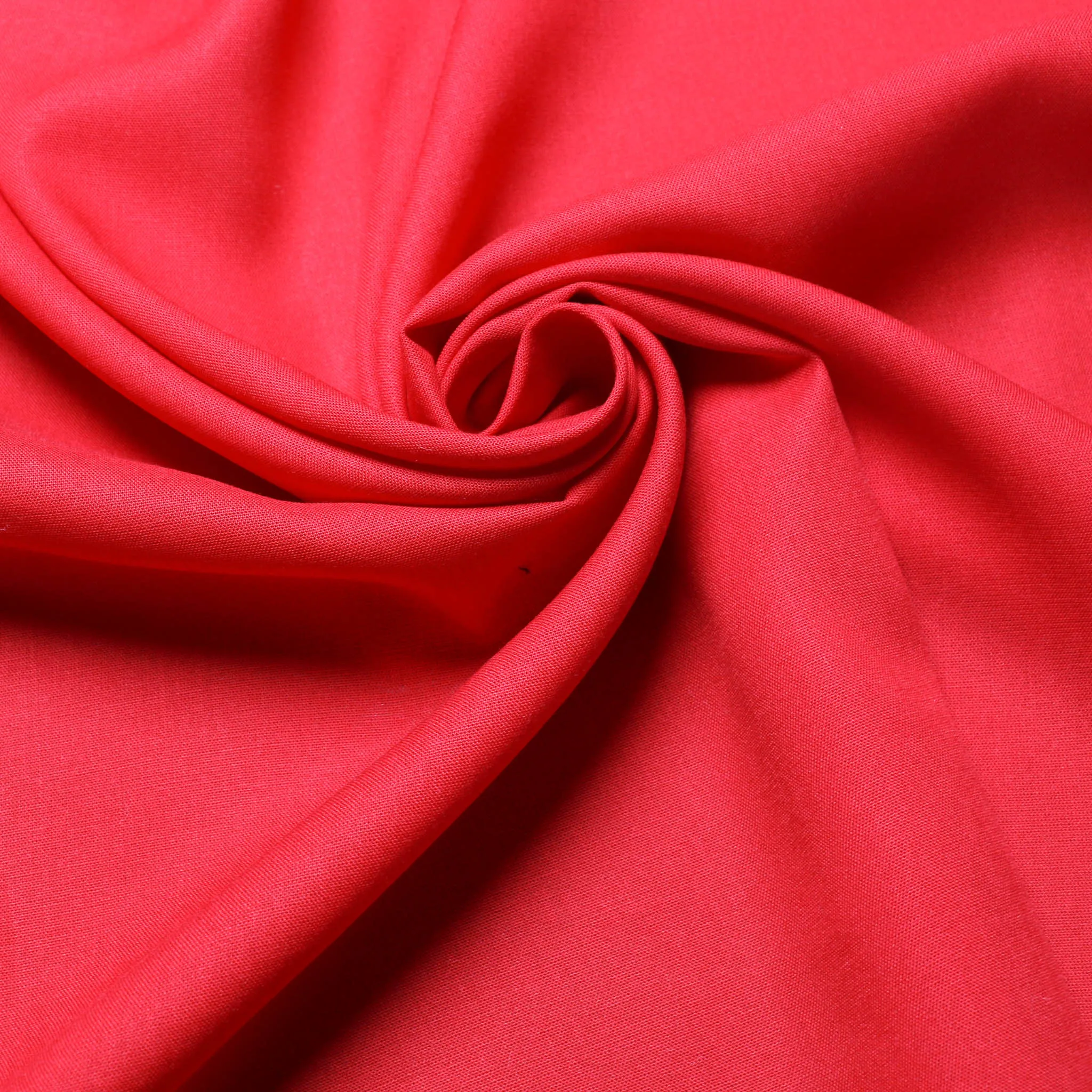 Viscose Challis Fabric - Peach and red