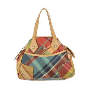 Vivienne Westwood Plaid Mini Bowler Bag