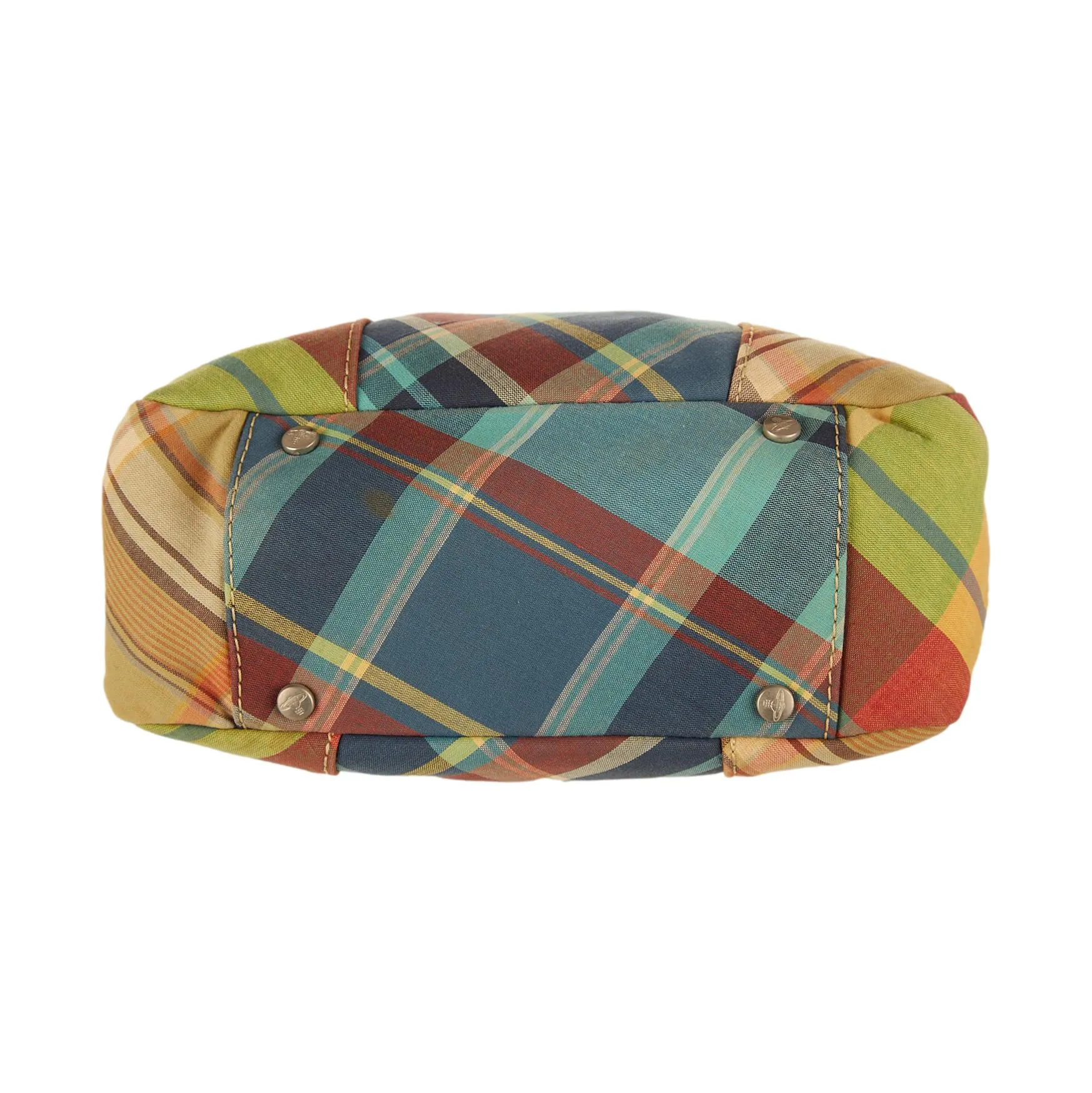 Vivienne Westwood Plaid Mini Bowler Bag