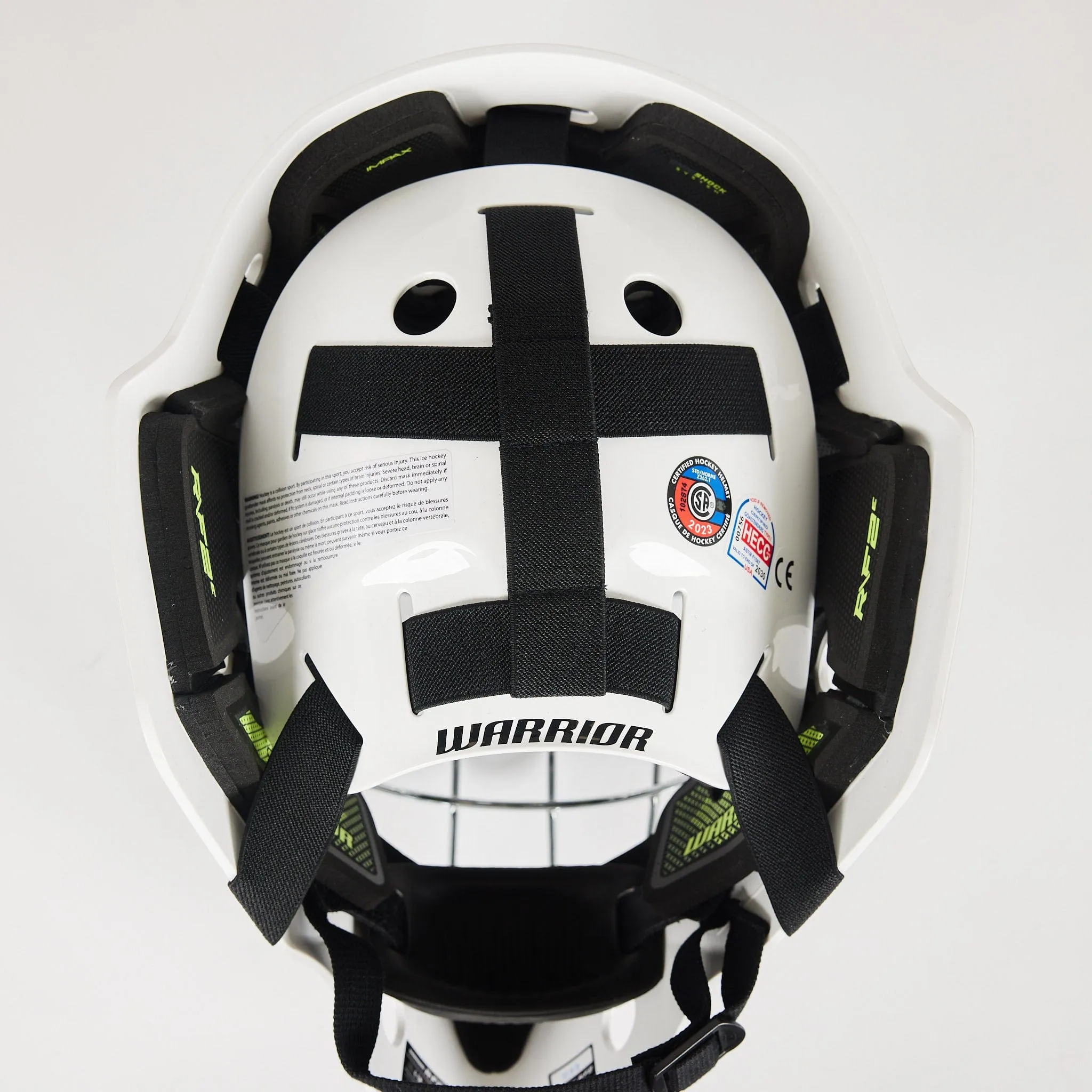 Warrior Ritual F2 E Junior Goalie Mask