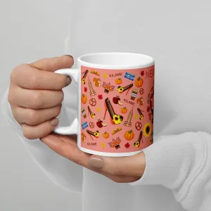White glossy mug 'Pretzel'