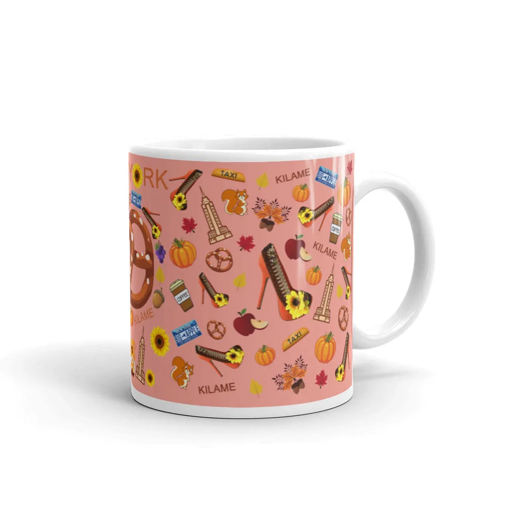 White glossy mug 'Pretzel'