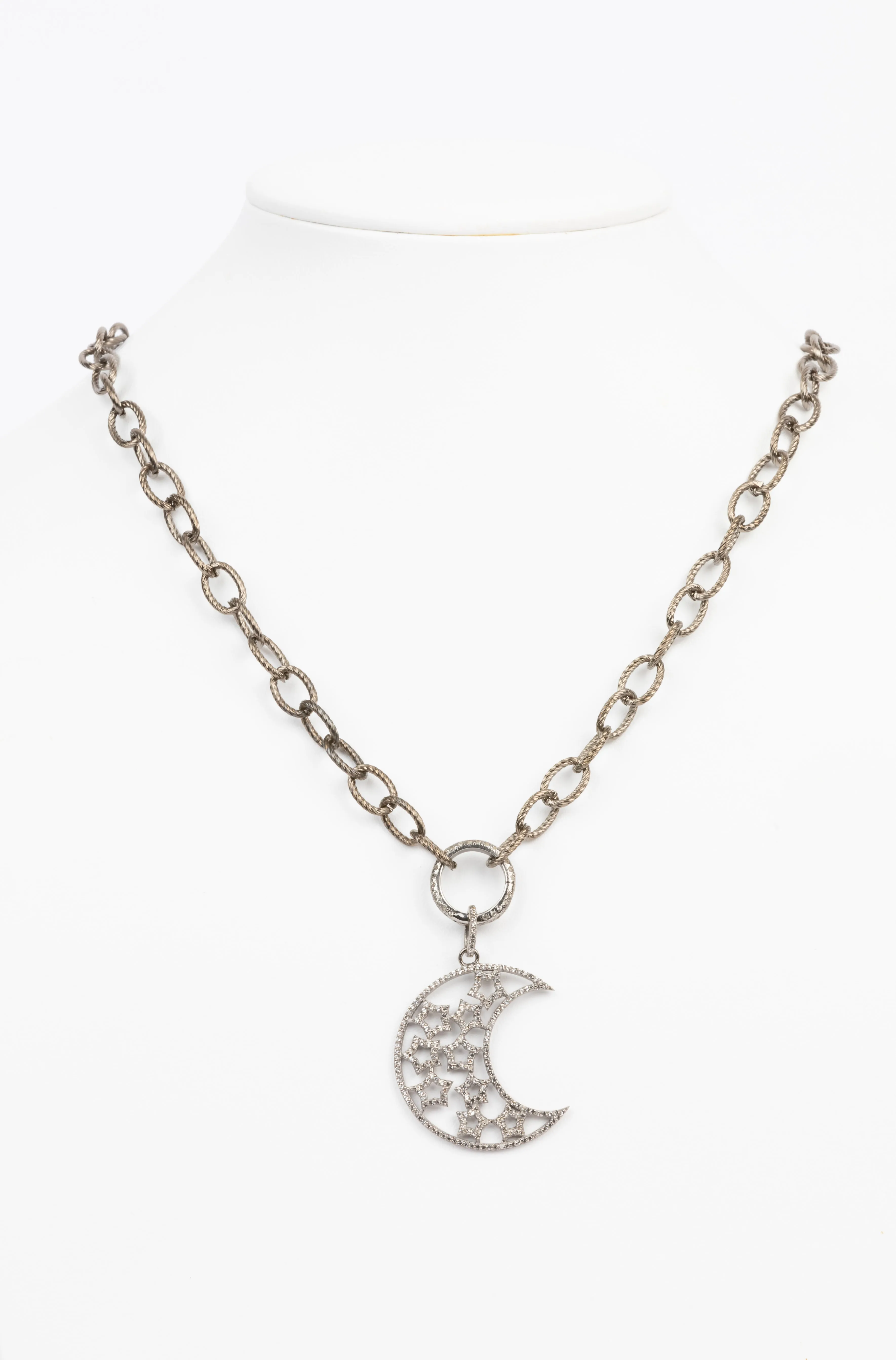 White Topaz and Sterling Necklace