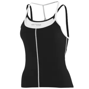 WOMENS 226 SINGLET BK-WH