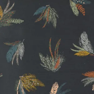 Woodland And Wildflowers Florals in charcoal 45581 19