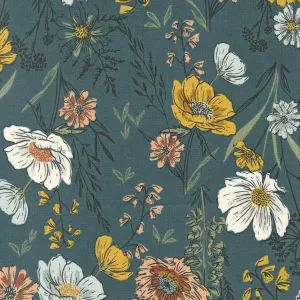 Woodland And Wildflowers Florals in dark lake 45580 18