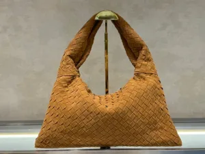 Woven Cowhide Suede Bag