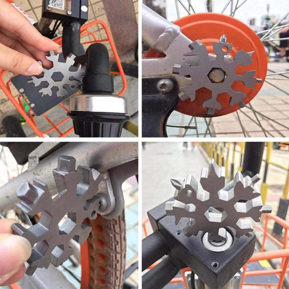 x 10 piezas 18 en 1 Multi-herramienta Copo de Nieve -- Free Shipping!!