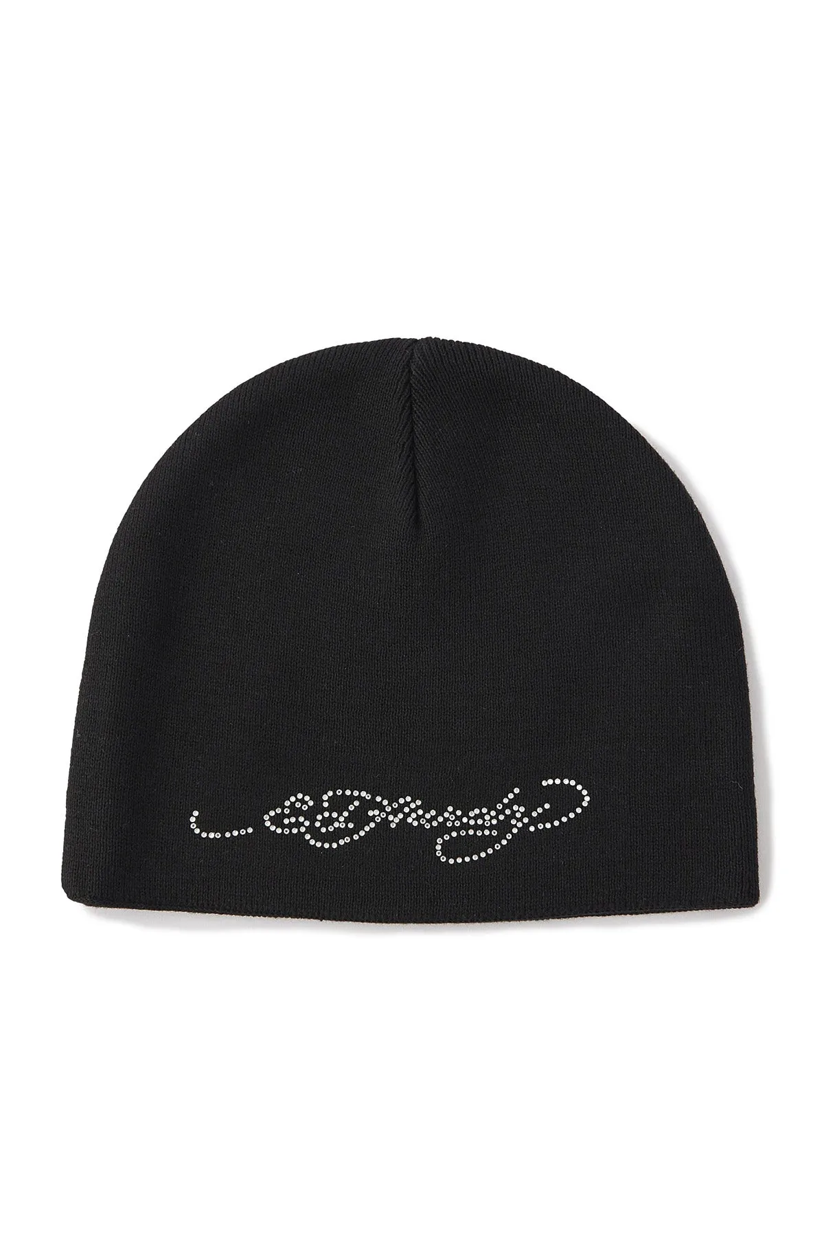 XLARGE x ED HARDY SINGLE BEANIE - BLACK