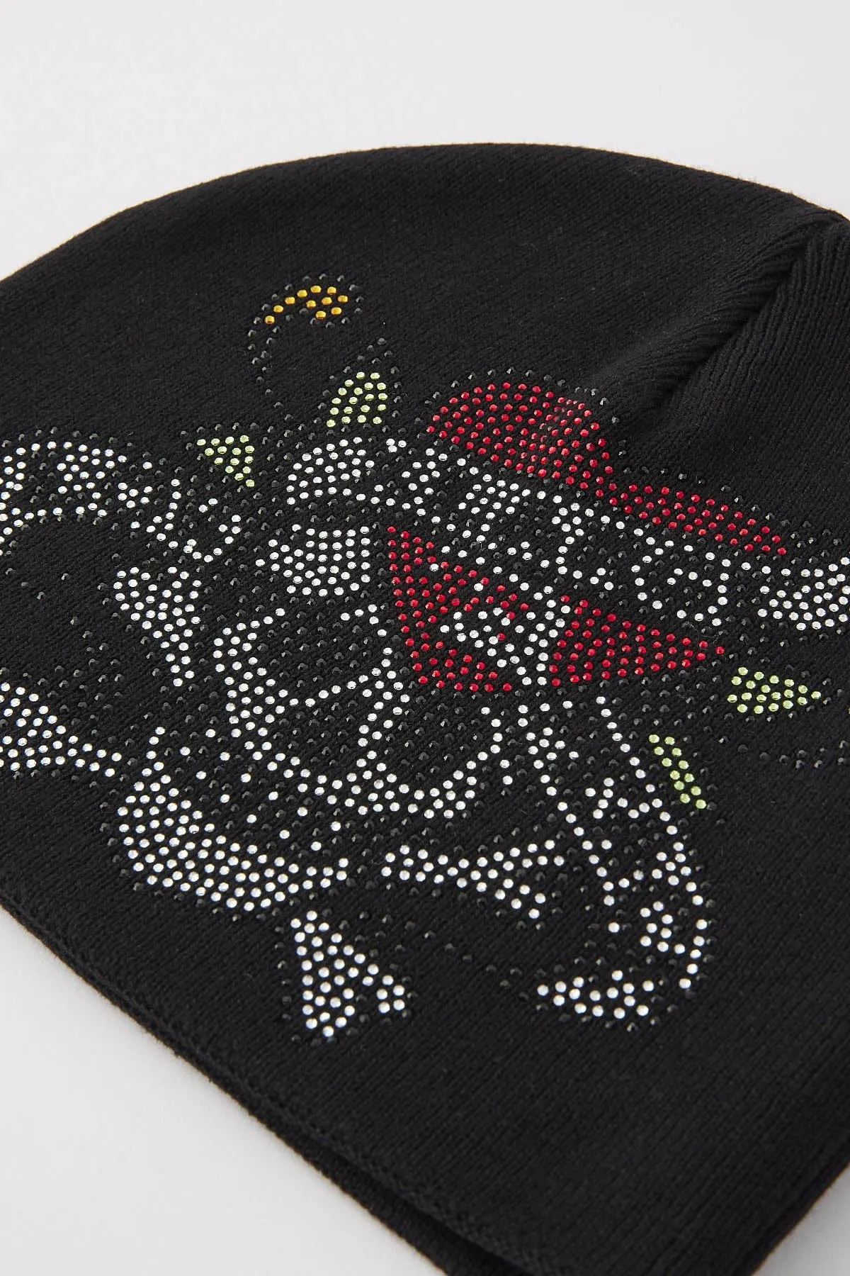 XLARGE x ED HARDY SINGLE BEANIE - BLACK