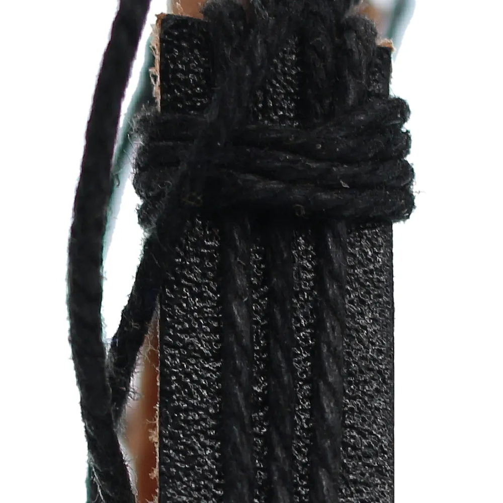 Yellow Starfish Faux Leather Adjustable Bracelet