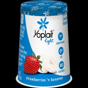 Yoplait Light Strawberry Banana 6oz