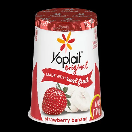 Yoplait Strawberry Banana Yogurt 6oz