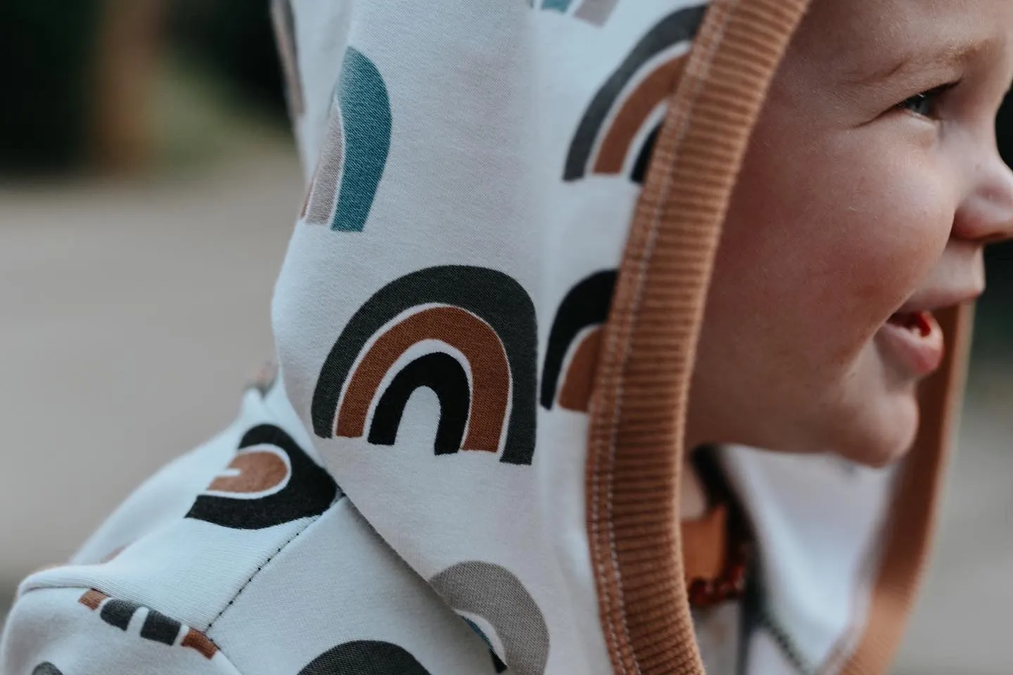 Zion Neutral Rainbow Pixie Coat